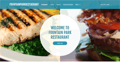 Desktop Screenshot of fountainparkfamilyrestaurant.com