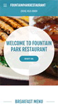 Mobile Screenshot of fountainparkfamilyrestaurant.com